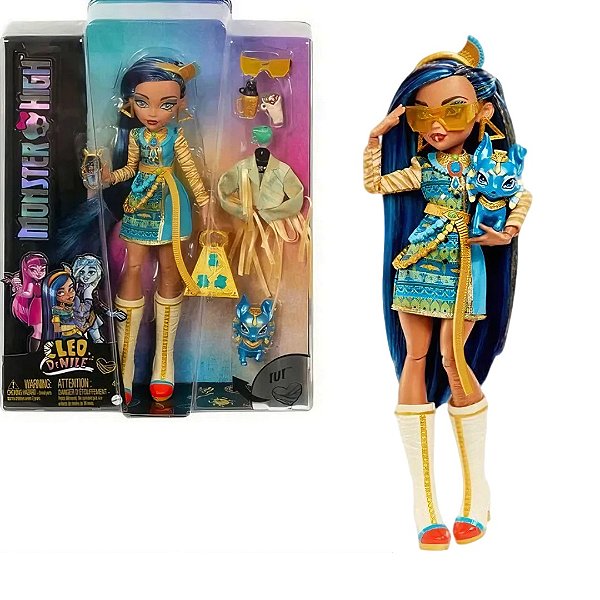 Boneca Monster High Cleo De Nile Com Acessórios - Mattel