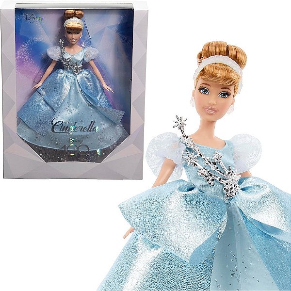 Boneca Cinderela 100 anos Disney