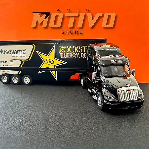 Caminhão New-ray 1:32 Scale Rockstar Husky Team Truck Black