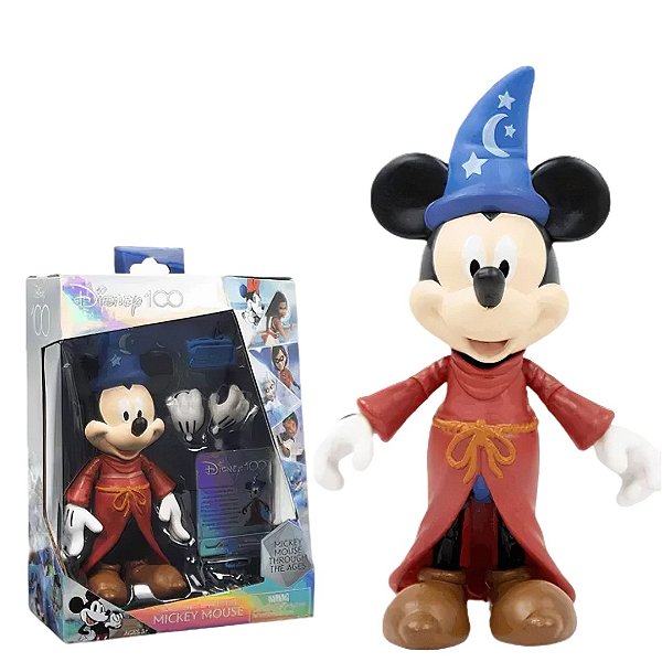 Mickey Mouse Sorcerers Articulado 100 Anos