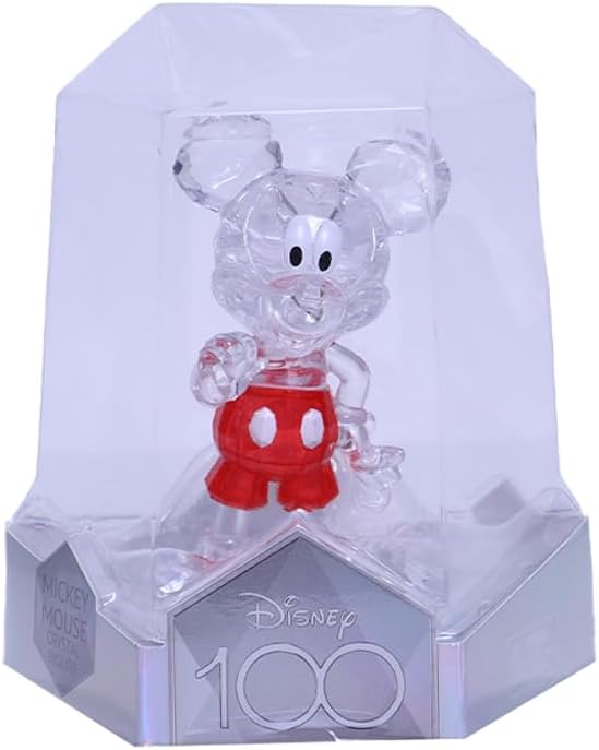 Figura Disney 100 Anos Boneco Mickey Mouse Crystal - Fun