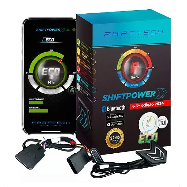 Módulo Acelerador Linha Shiftpower 4.0+ Sp18+ Faaftech