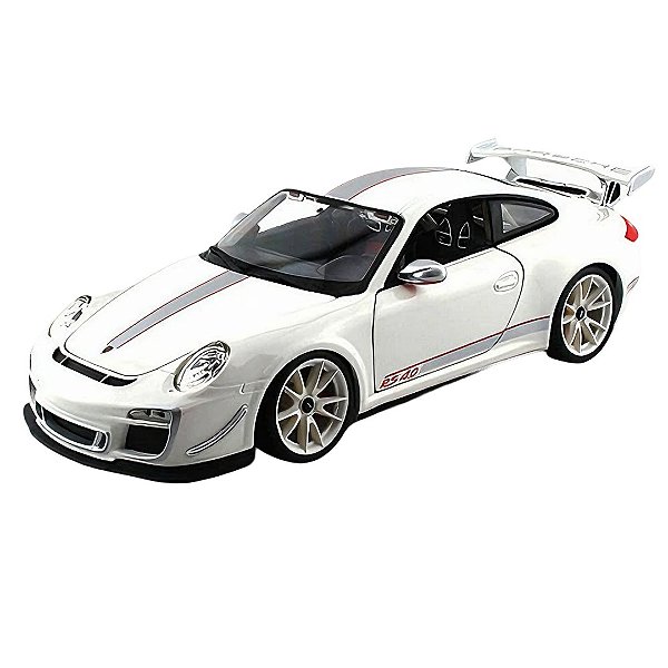 Miniatura Porsche 911 Gt 3 Rs 4.0 Branca Burago 1/18