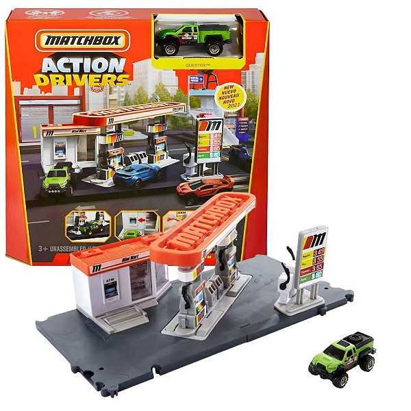 Conjunto Matchbox - Posto da Gasolina
