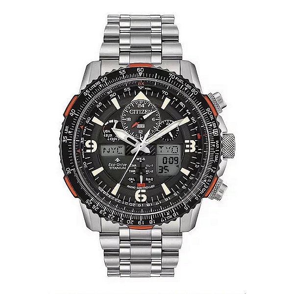 Relógio Citizen Jy8108-53e Skyhawk A-t Titanium Ed. Limitada