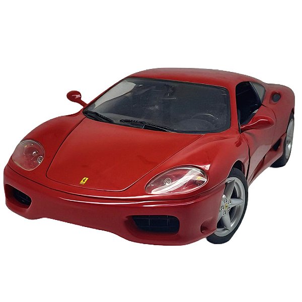 Miniatura carro Ferrari 360 Modena 1/18 - sem caixa