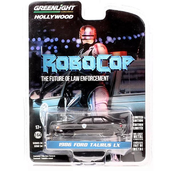 Miniatura carro Ford Taurus LX 1986 Robocop 1/64