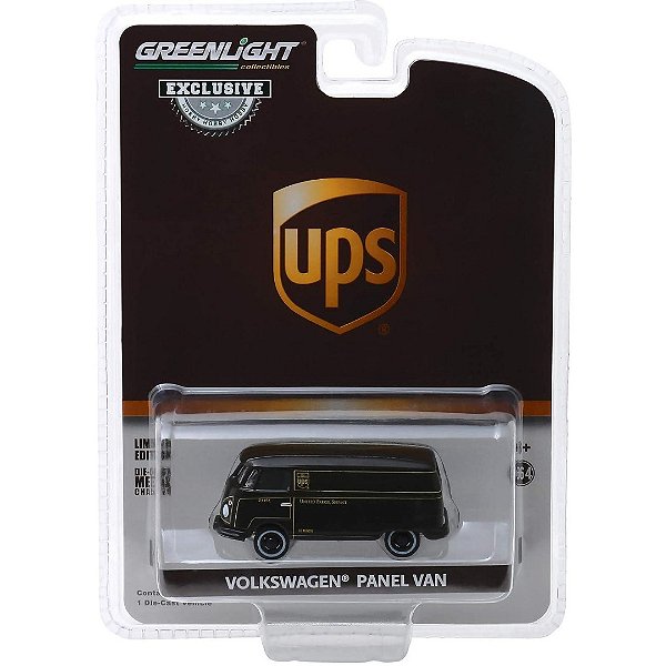 Miniatura carro Volkswagen UPS Panel Van 1/64