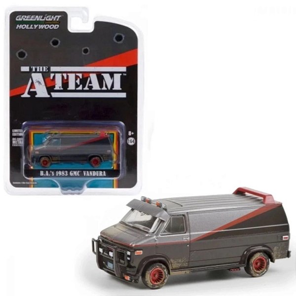 Miniatura GMC vandura 1983 weathered version Esquadrão Classe A 1/64
