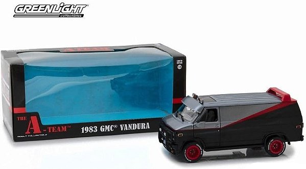 Miniatura carro GMC vandura 1983 - Esquadrão Classe A 1/24