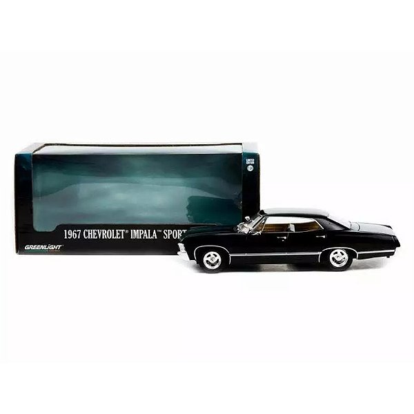Miniatura carro Chevrolet Impala 1967 Sport sedan 1/24