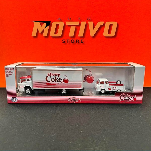 Conjunto Ford C-950 Truck+Ford Econoline Truck Coke edition 1/64