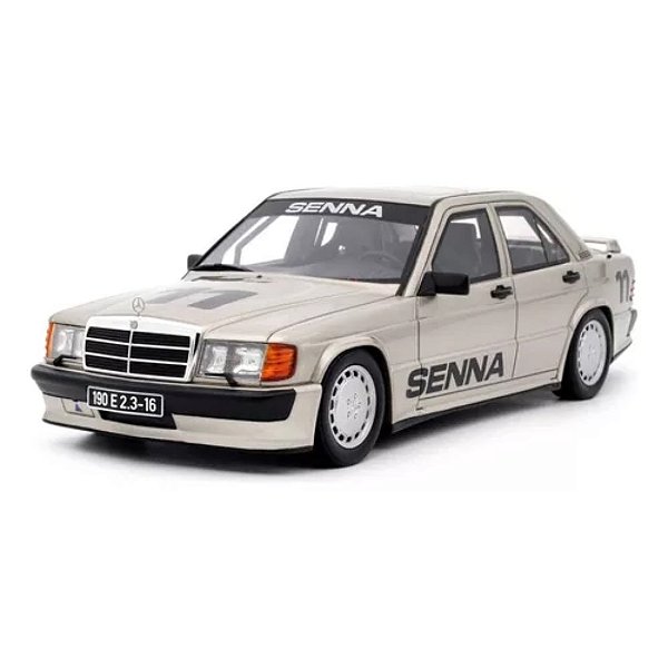 Miniatura carro Mercedes Benz 190E 2.3 16 W201 Senna - 1/18
