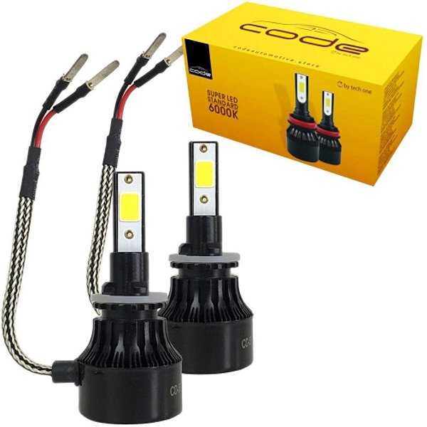 Lampada Super Led 8000K 9006 Lumens - TechOne