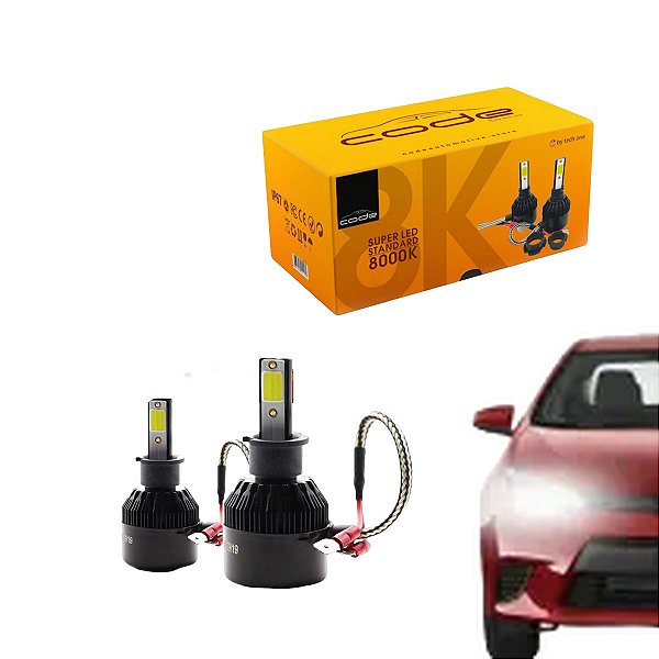 Kit Lampada Automotiva Led 8000k - Tech One