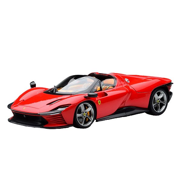 Miniatura carro ferrari Daytona SP3 vermelha - 1/18