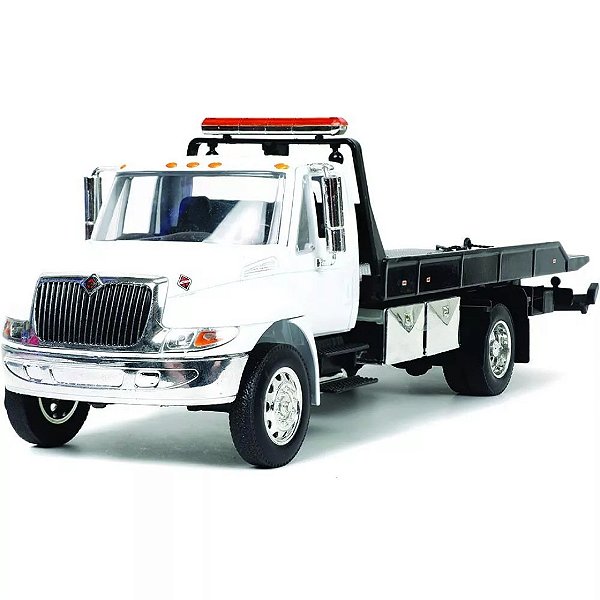 Miniatura Caminhão Guincho DuraStar 4400 flat bed 1/24