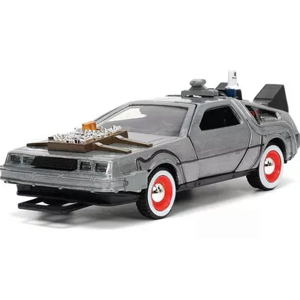 Miniatura carro DMC Delorian De volta para o Futuro 3 1/32