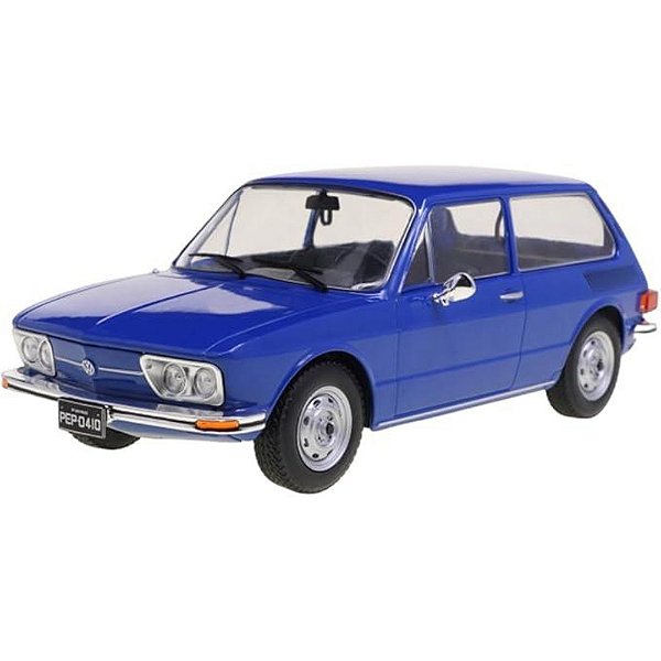Miniatura Carro Volkswagen Brasilia Azul escuro - 1/24