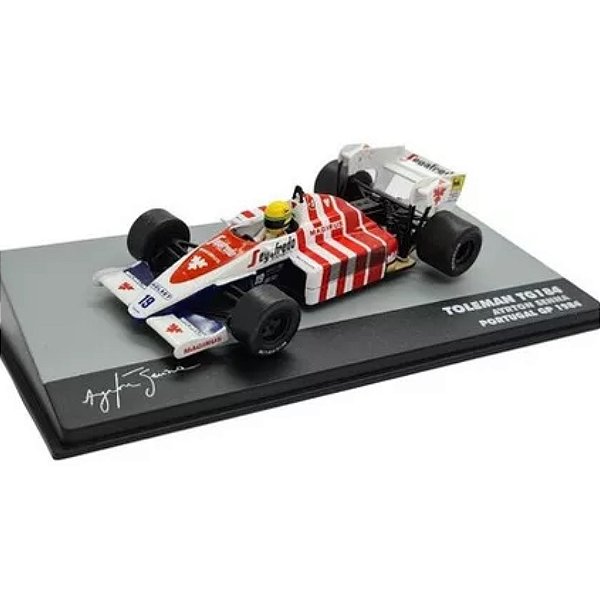 Miniatura Formula 1 Ayrton Senna Toleman TG184 1984 - 1/43