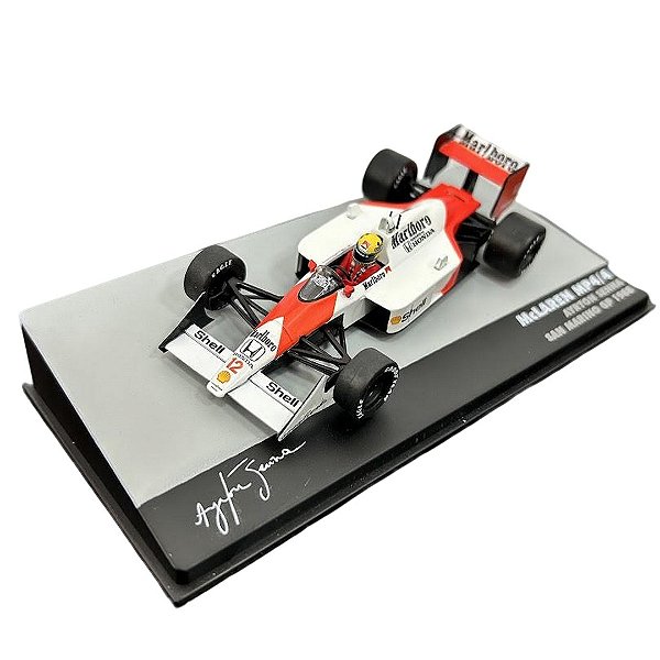Miniatura Formula 1 Ayrton Senna Mclaren MP4/4 - 1/43