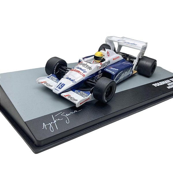 Miniatura Formula 1 Ayrton Senna toleman TG184 - 1/43