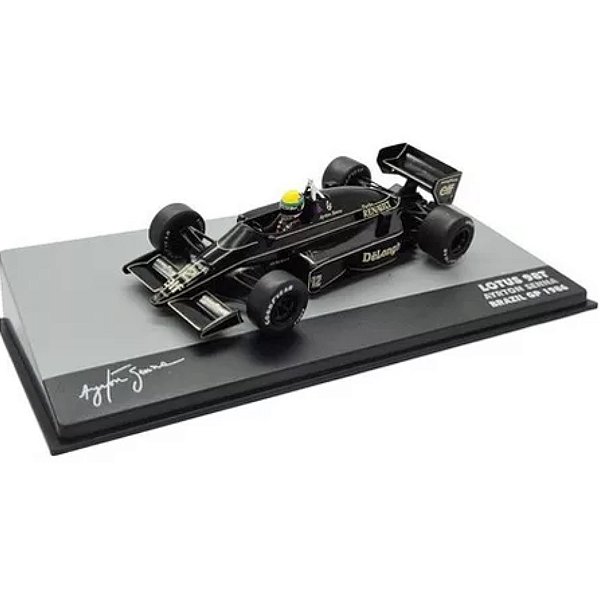 Miniatura Formula 1 Ayrton Senna Lotus 98T - 1/43