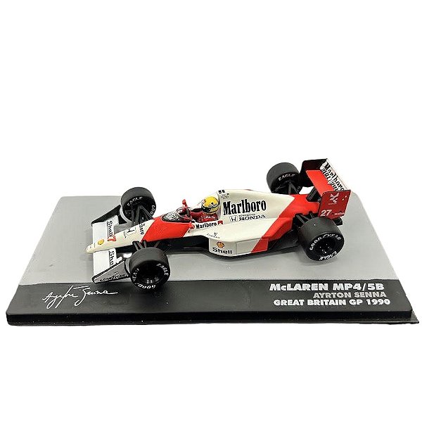 Miniatura Formula 1 Ayrton Senna McLaren MP4/5B - 1/43