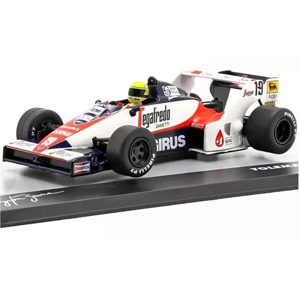 Miniatura Formula 1 Ayrton Senna Toleman TG183B - 1/43