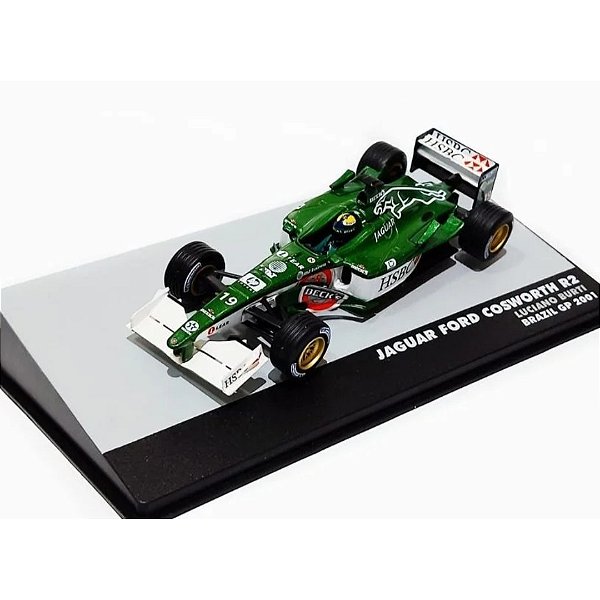 Miniatura Formula 1 Luciano Burti Jaguar ford Cosworth R2 - 1/43