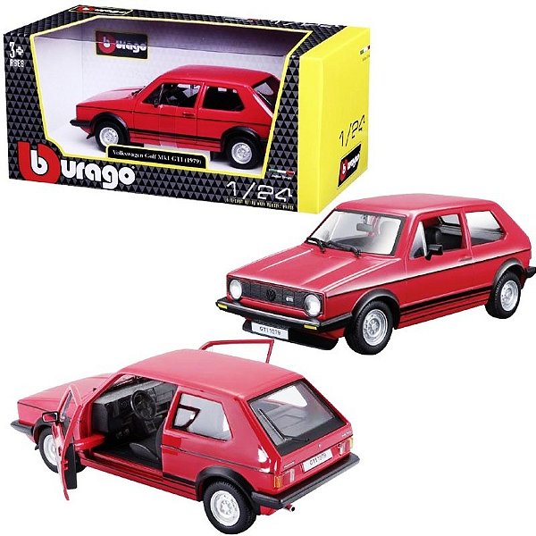 Miniatura carro Volkswagen Golf MK1 GTI 1/24