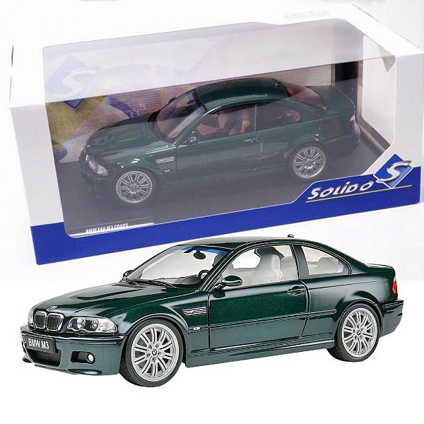 Miniatura carro BMW E46 M3 Coupe 1/18 - verde