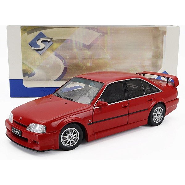 Miniatura carro Opel Omega EVO 500 1/18 - vermelho