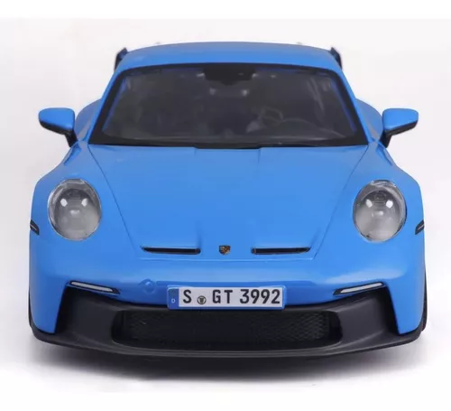 Miniatura Carro Porsche 911 GT3 2022 Azul - 1/18