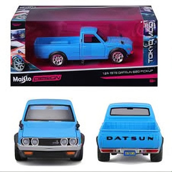 Miniatura carro Datsun 620 Pick-up 1973 Tokyo Mod - 1/24