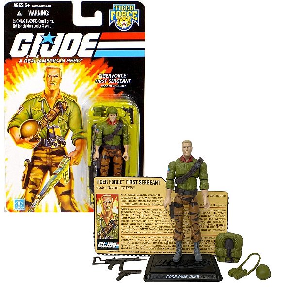 Boneco Gijoe Tiger force Primeiro Sargente Duke