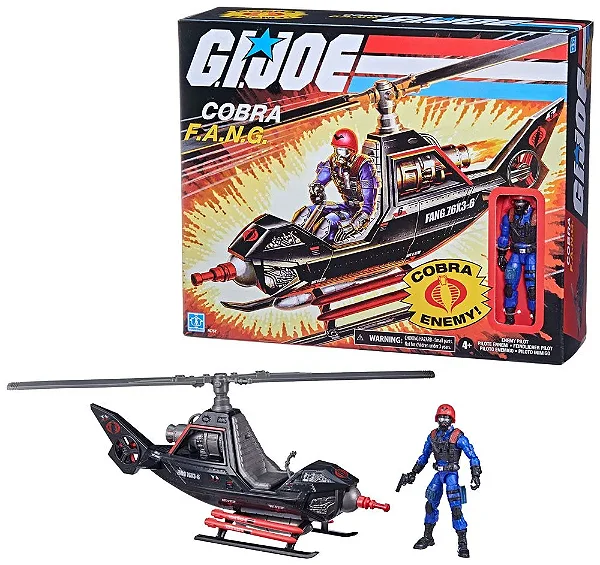 Miniatura Helicoptero Gijoe cobra F.A.N.G 76x3-6 - Hasbro