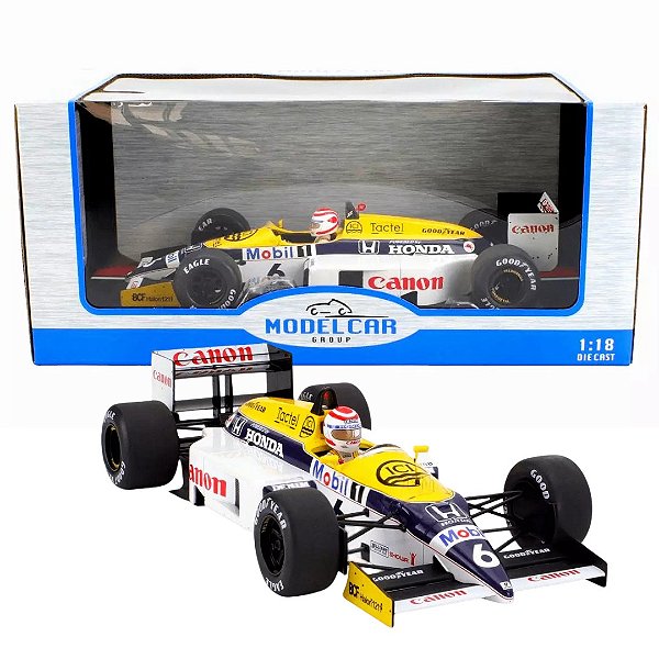 Miniatura Formula 1 Piquet Williams FW11 Gp Brasil 1986 1/18