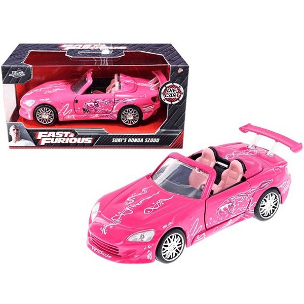 Miniatura carro Velozes e Furiosos Suki Honda S2000 1/24