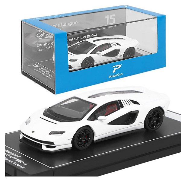 Miniatura Lamborghini Countach LPI 800-4 - Postercars - 1/64