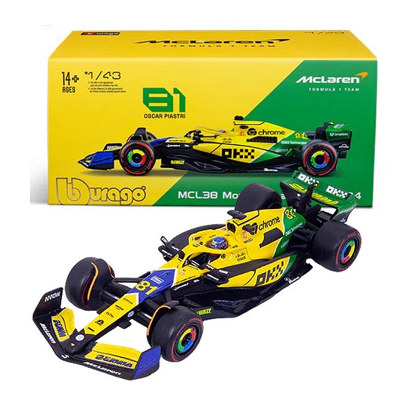 Miniatura Formula 1 McLaren MCL38 Senna ED O.Piastri 1/43