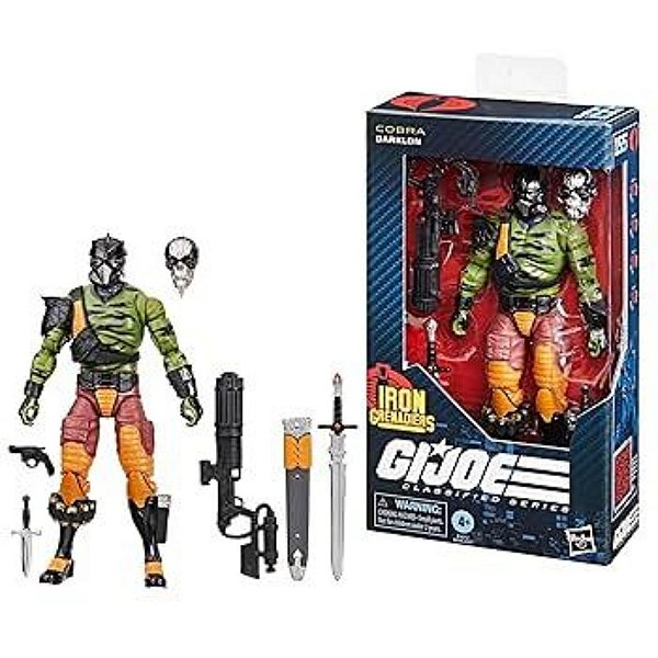 Boneco Gijoe Classified Cobra Darklon iron grenadiers Hasbro
