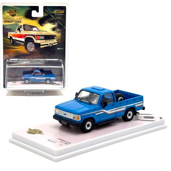 Miniatura carro Chevrolet D20 CLS  Azul 1/64