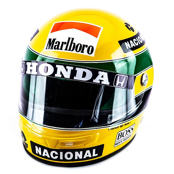 Capacete Ayrton Senna Bi campeonato F1 1990