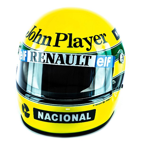 Capacete Ayrton Senna Primeira Vitoria F1 1985