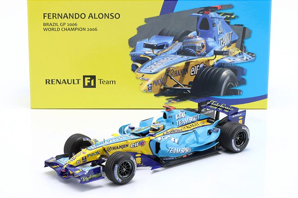 Miniatura Formula 1 F.Alonso Renault R26 2º Brasil GP 1/18