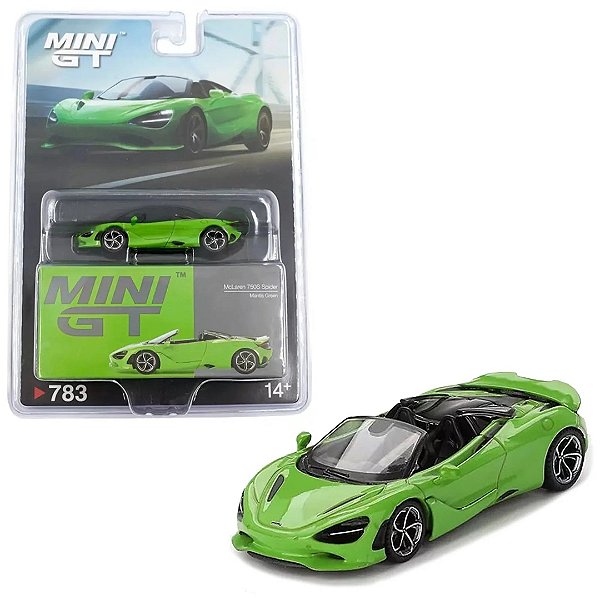 MIniatura carro McLaren 720S Spider Verde mantis 1/64