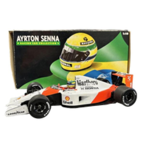 Formula 1 Ayrton Senna McLaren 1991 MP4/6 - 1/18 seminova