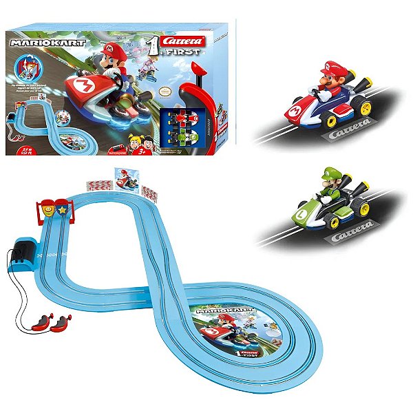 Pista Eletrica Autorama Nintendo Mario Kart 1/50 First 2,9m