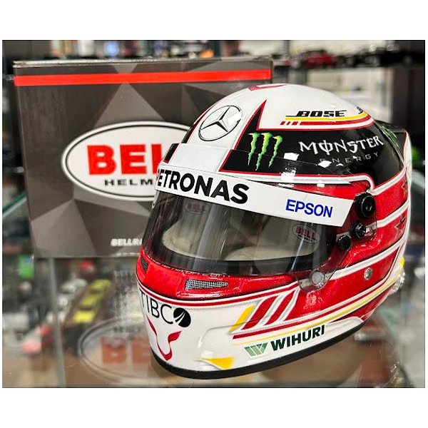 Miniatura Capacete Lewis Hamilton 2018 1/2
